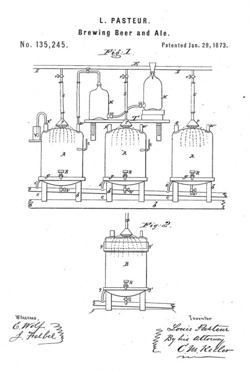 Beer Patent: Louis Pasteur Patents How to Brew Beer