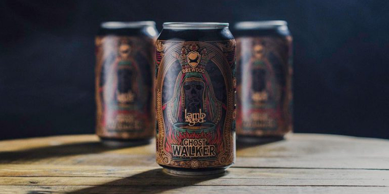 BrewDog LAMB OF GOD Non-Alcoholic Collaboration Beer with Video Premiere Ghost Walker