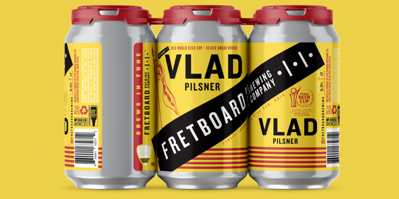 Cincinnati’s Fretboard Brewing Company award-winning pilsner Vlad