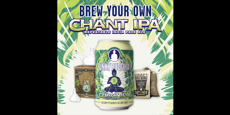 Funky Buddha Brewery Craft a Brew Beer Making Kit Chant IPA