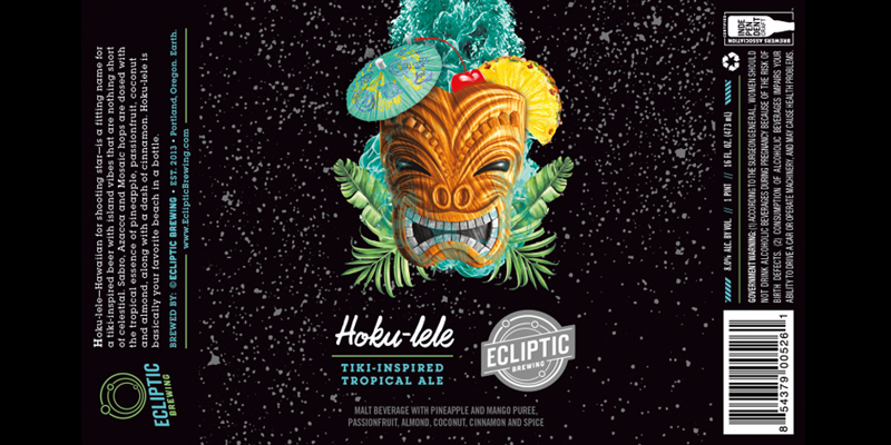 Ecliptic Brewing to Launch Tiki-Inspired Tropical Ale Hoku-lele