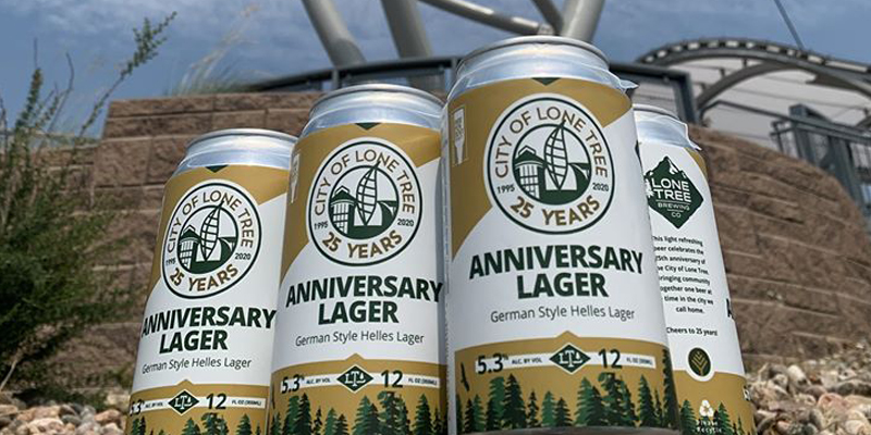 Lone Tree Brewing Company 25th Anniversary Lager