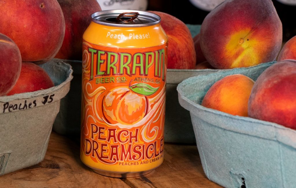 Peach Dreamsicle Brewed by Terrapin Beer Co. in Athens, Georgia