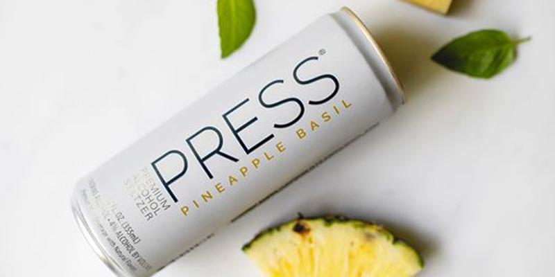 PRESS Premium Alcohol Seltzer Expands Flavor Portfolio with Pineapple Basil and Lingonberry Elderflower
