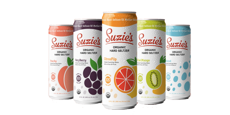 Suzie’s Organics Launches Hard Seltzer