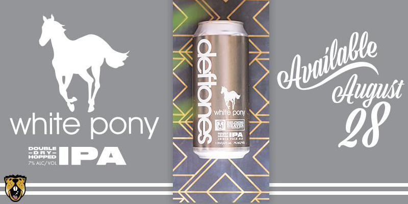 Belching Beaver Brewery and Deftones Release White Pony Double Dry Hopped IPA