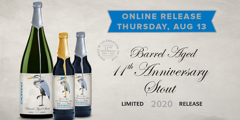 Fremont Brewing Releases Barrel Aged 11th Anniversary Stout