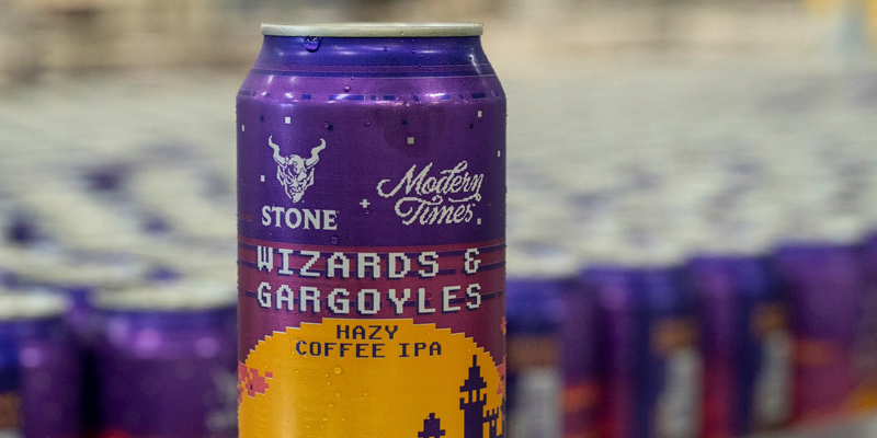 Modern Times and Stone Brewing Launch Wizards & Gargoyles Hazy Coffee IPA