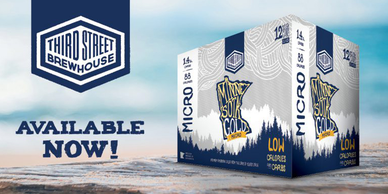 Third Street Brewhouse Debuts Minnesota Gold Micro, an 88-Calorie Light American Lager