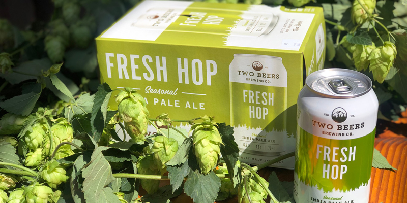 Two Beers Brewing Co. Releases Fresh Hop IPA