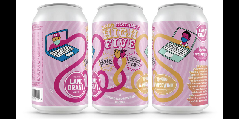 Warped Wing and Land Grant Team Up on “Virtual” Beer Collaboration