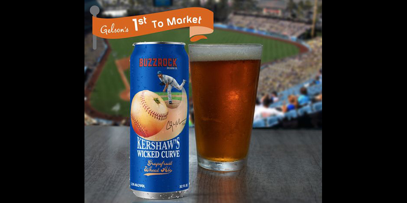 Clayton Kershaw and Buzzrock Brewing Co. Collaborate on Kershaw’s Wicked Curve Grapefruit Wheat Ale