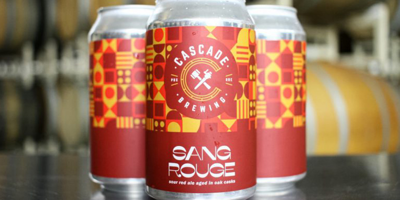 Cascade Brewing Packages Pistil Whipped and Sang Rouge in 12 oz. Cans for the First Time