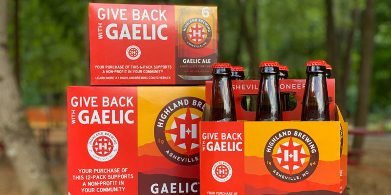 Highland Brewing Launches “Give Back with Gaelic” Campaign Across Southeast