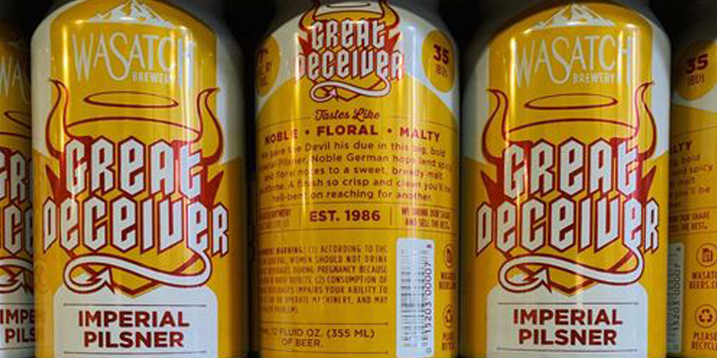 Wasatch Brewery Launches New Imperial Pilsner: Great Deceiver