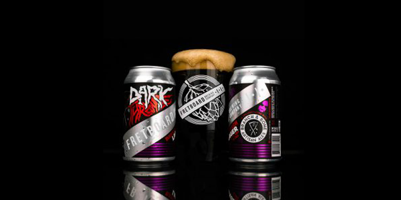Fretboard Brewing and Branch & Bone Artisan Ales Release Dark Throne Dark Czech Lager