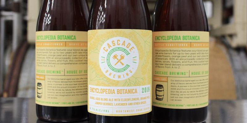 Cascade Brewing to Release Encyclopedia Botanica Northwest Sour Ale