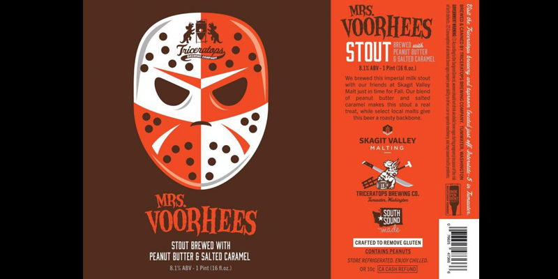 Triceratops Brewing’s Mrs. Voorhees Imperial Peanut Butter Milk Stout Makes Its Return