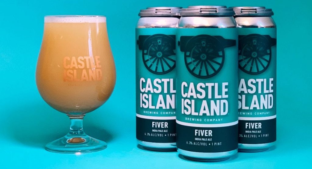  Fiver IPA brewed by Castle Island Brewing