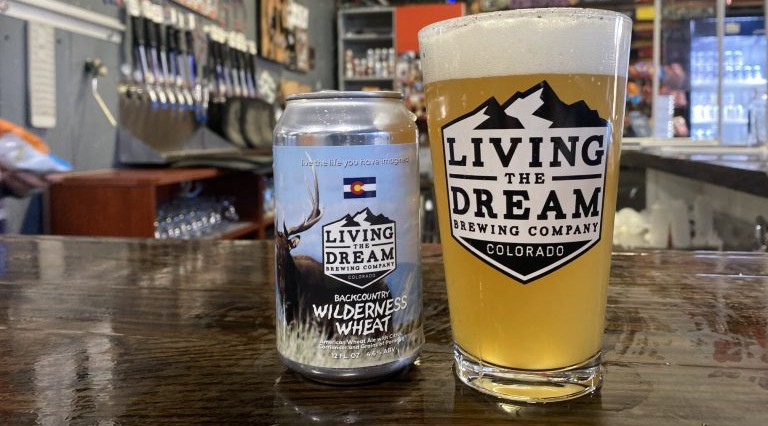 Backcountry Wilderness Wheat Brewed by Living The Dream Brewing 