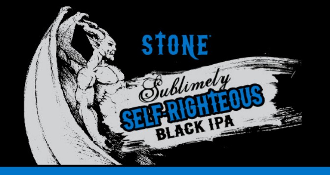 Sublimely Self-Righteous Black IPA Brewed by Stone Brewing  