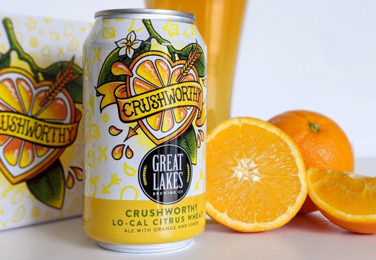 Crushworthy Lo-Cal Citrus Wheat - Great Lakes Brewing