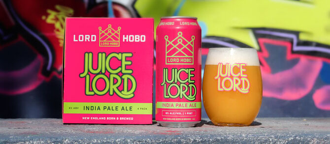 Juice Lord IPA brewed by Lord Hobo Brewing