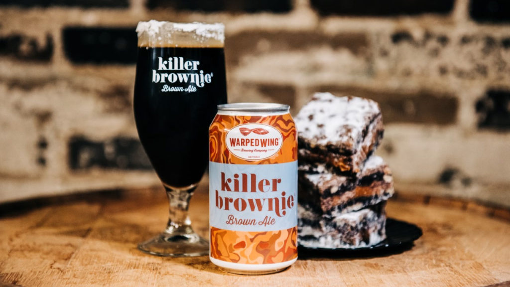 Warped Wing Brewing's Killer Brownie Brown Ale