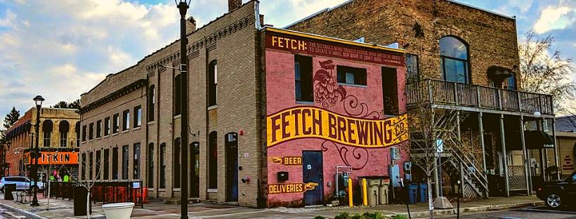 Fetch Brewing in an old bank 