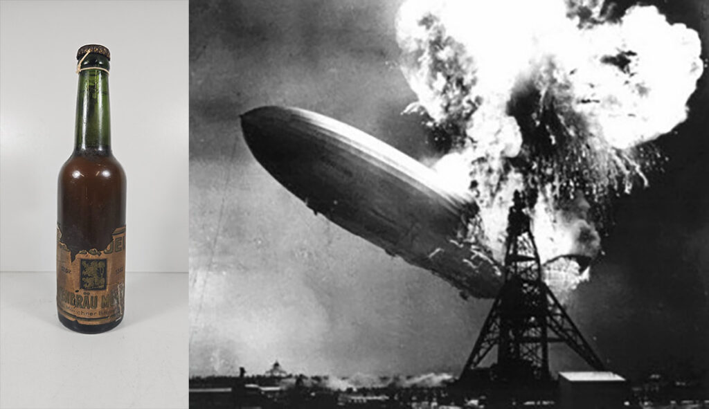 Hindenburg Löwenbräu Beer Bottle Up for Auction Sept. 22, 2026 — Last One Sold for $16,000
